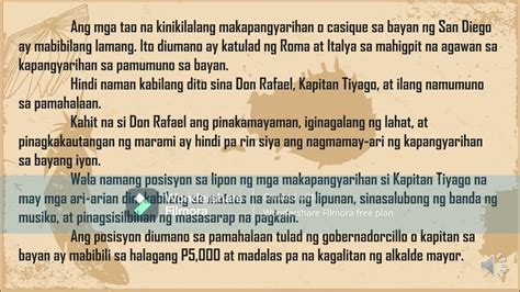 Noli Me Tangere Kabanata 11 Ang Mga Makapangyarihan By Bb Jinky