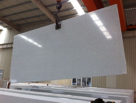 Crystal White Quartz Slab For Countertop China Glass White And
