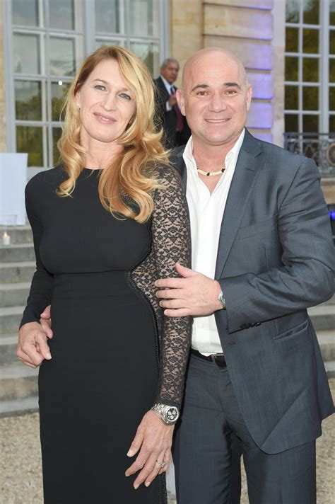 Steffi Graf Andre Agassi Tiefe Trauer Intouch Images