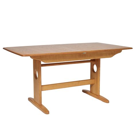 Spindle solid wood windsor back side chair. Ercol Windsor Medium Extending Dining Table - Ercol ...