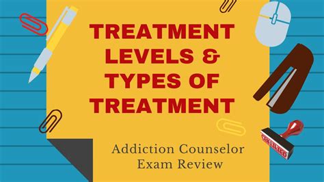 Treatment Levels And Types Of Treatment Addiction Counselor Exam