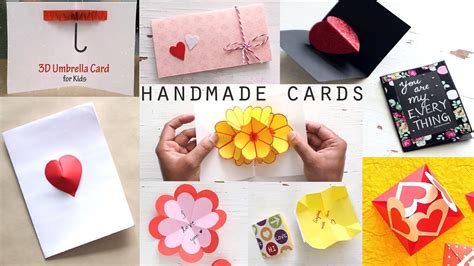 10 Stunning Diy Handmade Greeting Cards Paper Craft Ideas Crafts Road