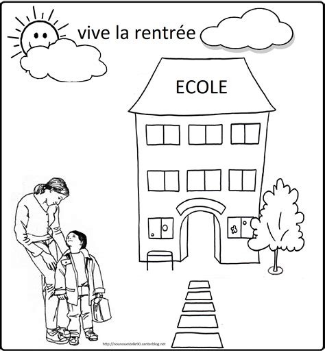 Coloriages Pour La Rentree Des Classes