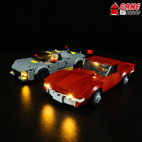 Lego Chevrolet Corvette C8r 1968 Chevrolet Corvette 76903 Light Kit