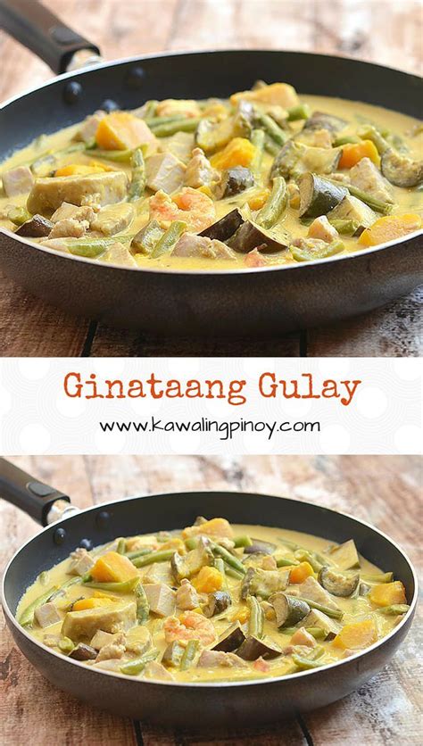 Ginataang Gulay Kawaling Pinoy Ginataang Gulay Recipe Gulay Recipe