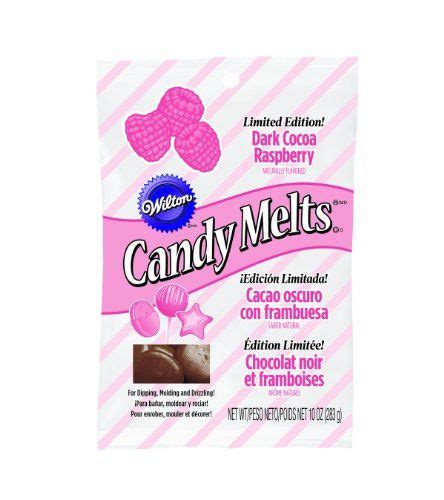 Wilton 1911100 Limited Edition Raspberry Candy Melts 10ounce Dark Cocoa