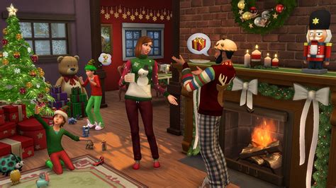 Les Sims 4 Fête Noël Dans Un Pack Geeksbygirls