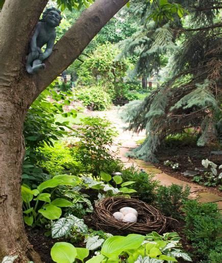 Garden Art Anyone Can Create Gardens Nests And Garden Art