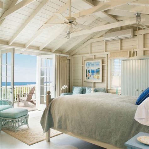 Beach House Bedroom Пляжные домики Дом Дизайн интерьера