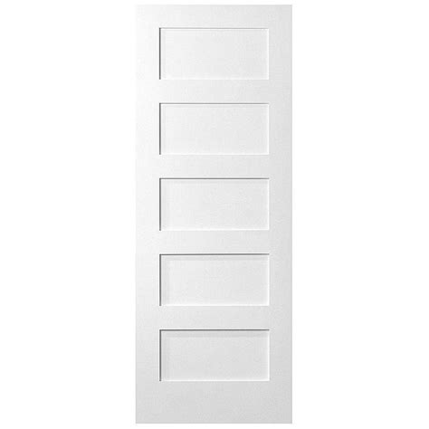 We provide much more than a door; Masonite 24 in. x 80 in. MDF Series Smooth 5-Panel Equal ...