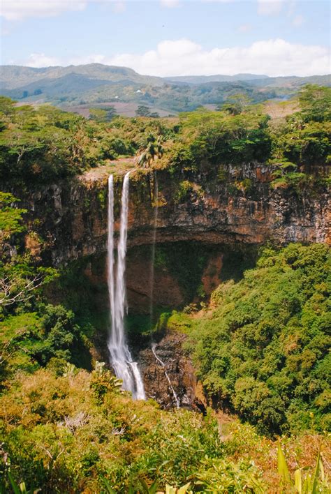 Chamarel Falls Mauritius Waterfall Mauritius Island Nations