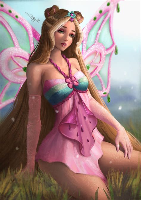 I Just Finished My Enchantix Flora FanArt R Winxclub