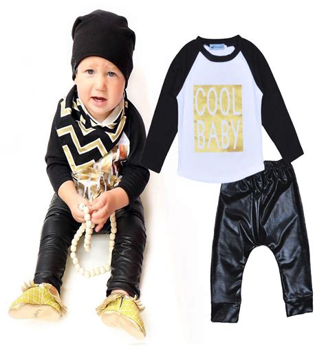 1538us Sosocoer Spring Baby Boys Clothing Sets Fashion Letter Cool