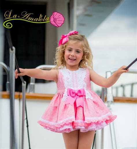 La Amapola Primavera Estate 2016 Little Girl Models Pageant Fashion