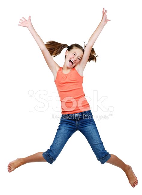 Jumping For Joy Stock Photo Royalty Free Freeimages