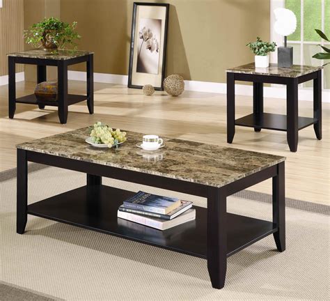 Black Coffee And End Table Sets Furniture Roy Home Design