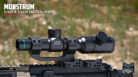 1 4x20 Tactical Lpvo Rifle Scope Field Of View Youtube