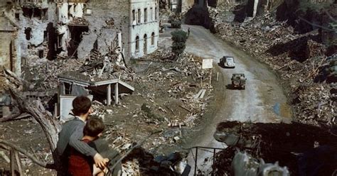 Since most of the church was destroyed in ww2, it was rebuilt. World War II Photograph: hearthbreaking View from a ...