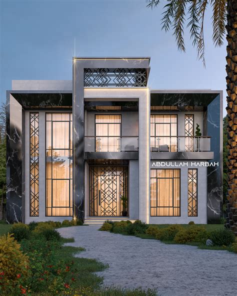 Modern Villa Design Abu Dhabi On Behance