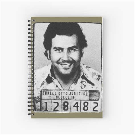 Pablo Escobar Mugshot Stationery Redbubble