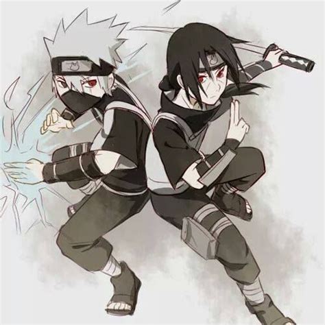 Kakashi And Itachi Naruto Personajes De Naruto Shippuden Naruto Anime