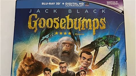 goosebumps 3d blu ray unboxing youtube