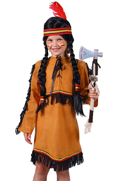 Kostüm Indianerin Squaw Mädchen