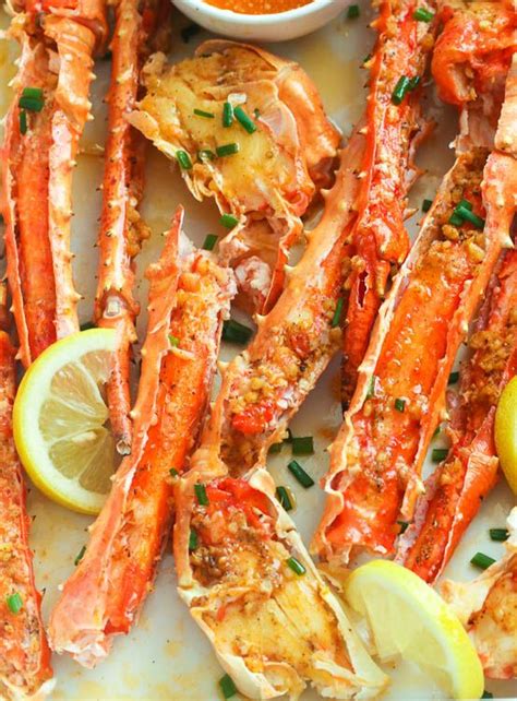 Baked Crab Legs In Butter Sauce Immaculate Bites In 2020 Baked Crab