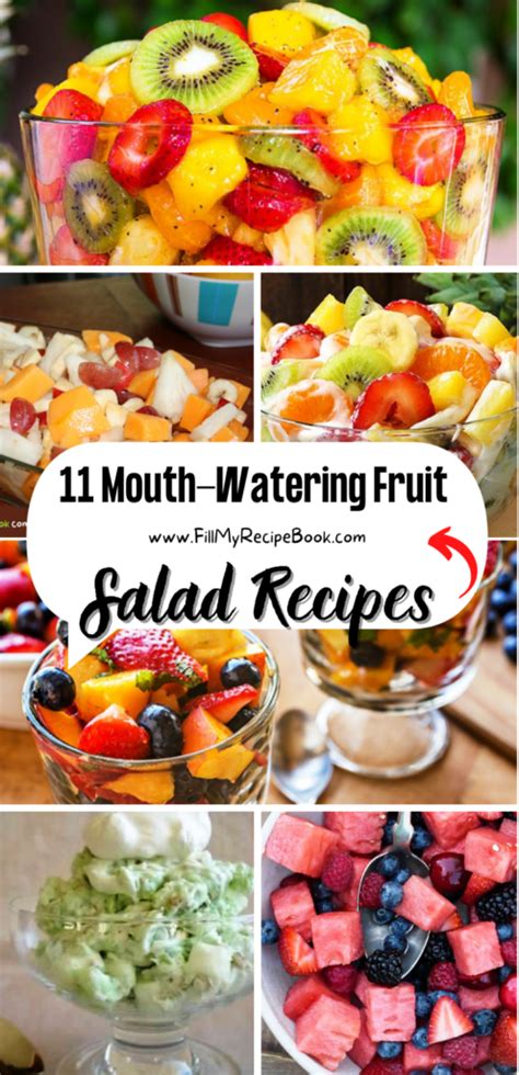 Mouth Watering Fruit Salad Recipes Fill My Recipe Book