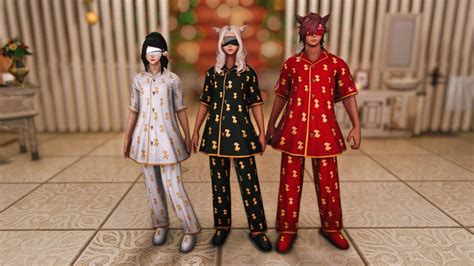 Final Fantasy Xiv Chocobo Pajama Outfit Youtube