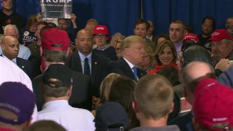 former miss usa contestant brings out rarely seen soft side in donald trump at wisconsin rally