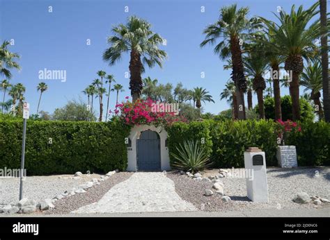 Palm Springs California Usa Th June A General View Of