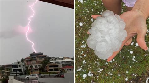 Brisbane Storms Bring Giant Hail To Southeast Queensland Au