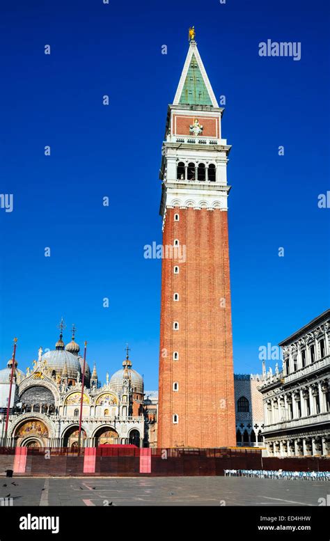 Venice Italy Image With Campanile Di San Marco St Mark Bell Tower