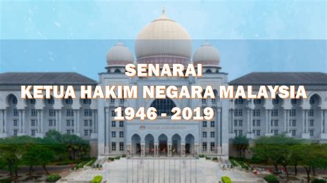 Semua agensi kerajaan, khasnya yang melaksanakan waktu kerja bersyif disasarkan mempunyai taska mulai 1 januari 2019. Senarai Ketua Hakim Negara Malaysia 1946 - 2019 - Layanlah ...