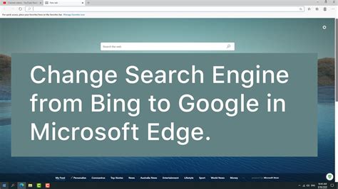 How To Change Bing Search Engine In Microsoft Edge Vrogue