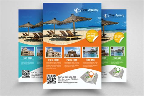 15 Travel And Tourism Flyer Psd Template Graphic Cloud