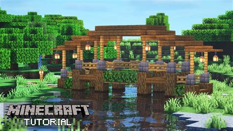 Minecraft How To Build A Bridge Tutorial Minecraft Farm Minecraft