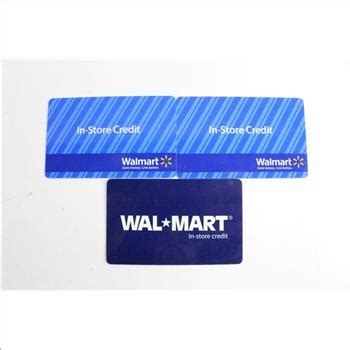 Earn up to 5% back at walmart, with a catch. Walmart In-Store Credit Cards, 3 Pieces | Property Room