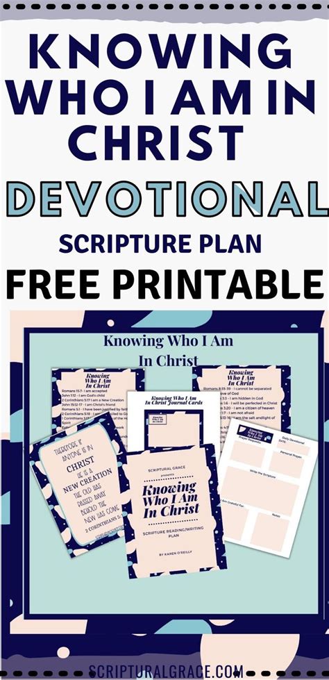 Knowing Who I Am In Christ Scripture Readingwriting Plan
