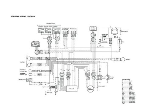 This wire connects to your cdi box and restricts the rpms while the parking brake is engauged. 1987 Yamaha Warrior 350 Wiring Diagram Collection