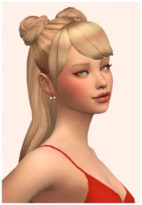 Wondercarlotta Sims 4 — 🍒 Cerise Hair 🍒 Happy Summer Bgc All 18 Ea