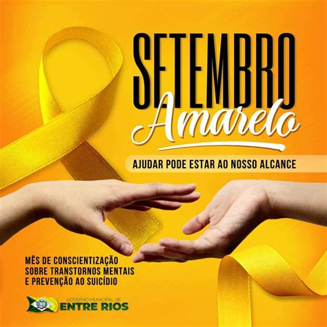 Setembro Amarelo é a campanha em prol da prevenção ao suicídio O suicídio é uma das principais