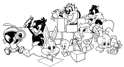 Stampa Disegno Di Baby Looney Tunes Da Colorare