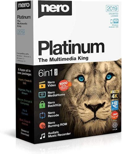 There are more than 5 newer dvd burning programs on the market. Review : Nero Platinum 2019