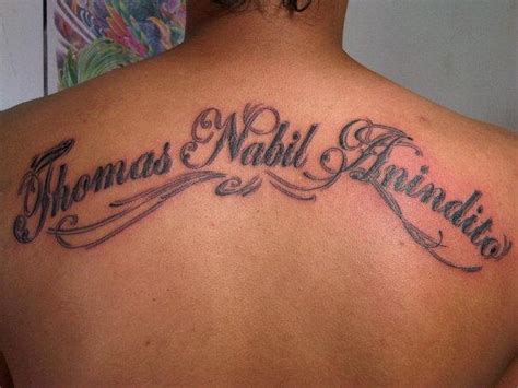 Gambar Tato Tulisan Nama Di Dada - Silvy Gambar