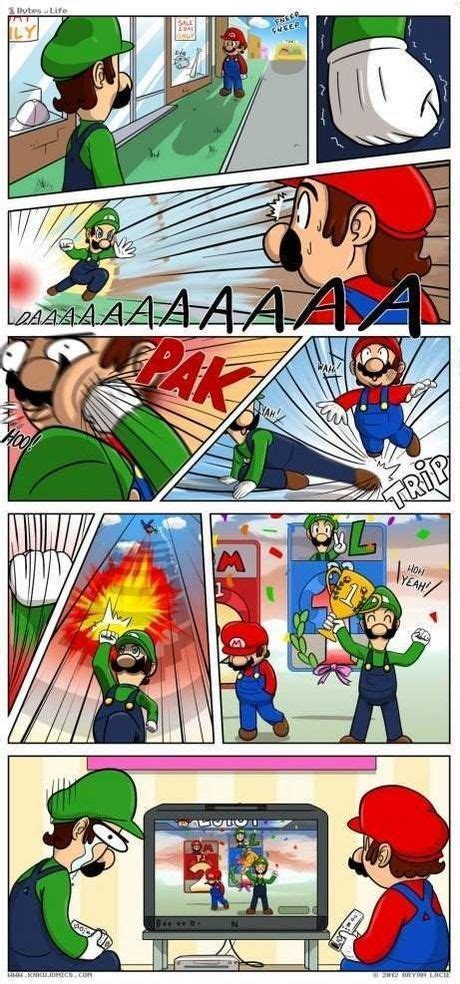 Luigi Can Never Catch A Break Mario Memes Mario Funny Mario Comics