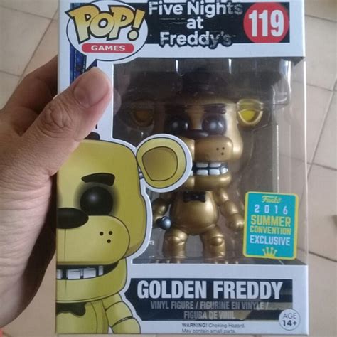 Funko Pop Fnaf Golden Freddy Sdcc 2016 Envío Gratis