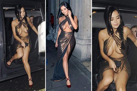 Demi Rose Upskirt And Nipples Exposed Scandalpost