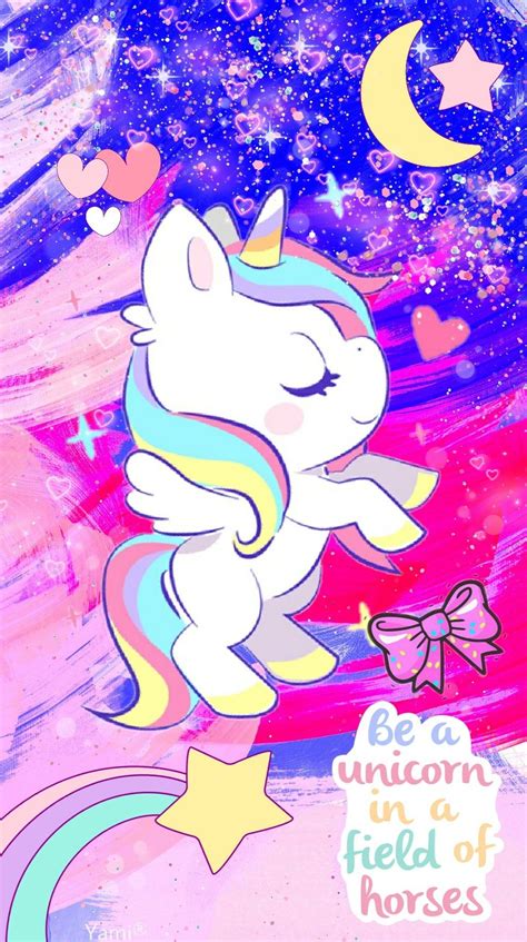 Be A Unicorn By Yami® Unicorn Wallpaper Cute Unicorn Wallpaper